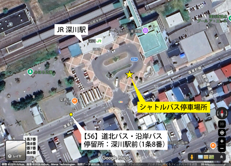 JR深川駅周辺
